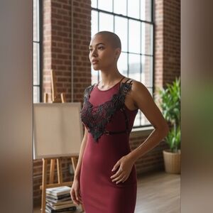 Lace harness straps lingerie